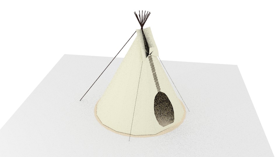 native american tipi based on a blend request preview image 2